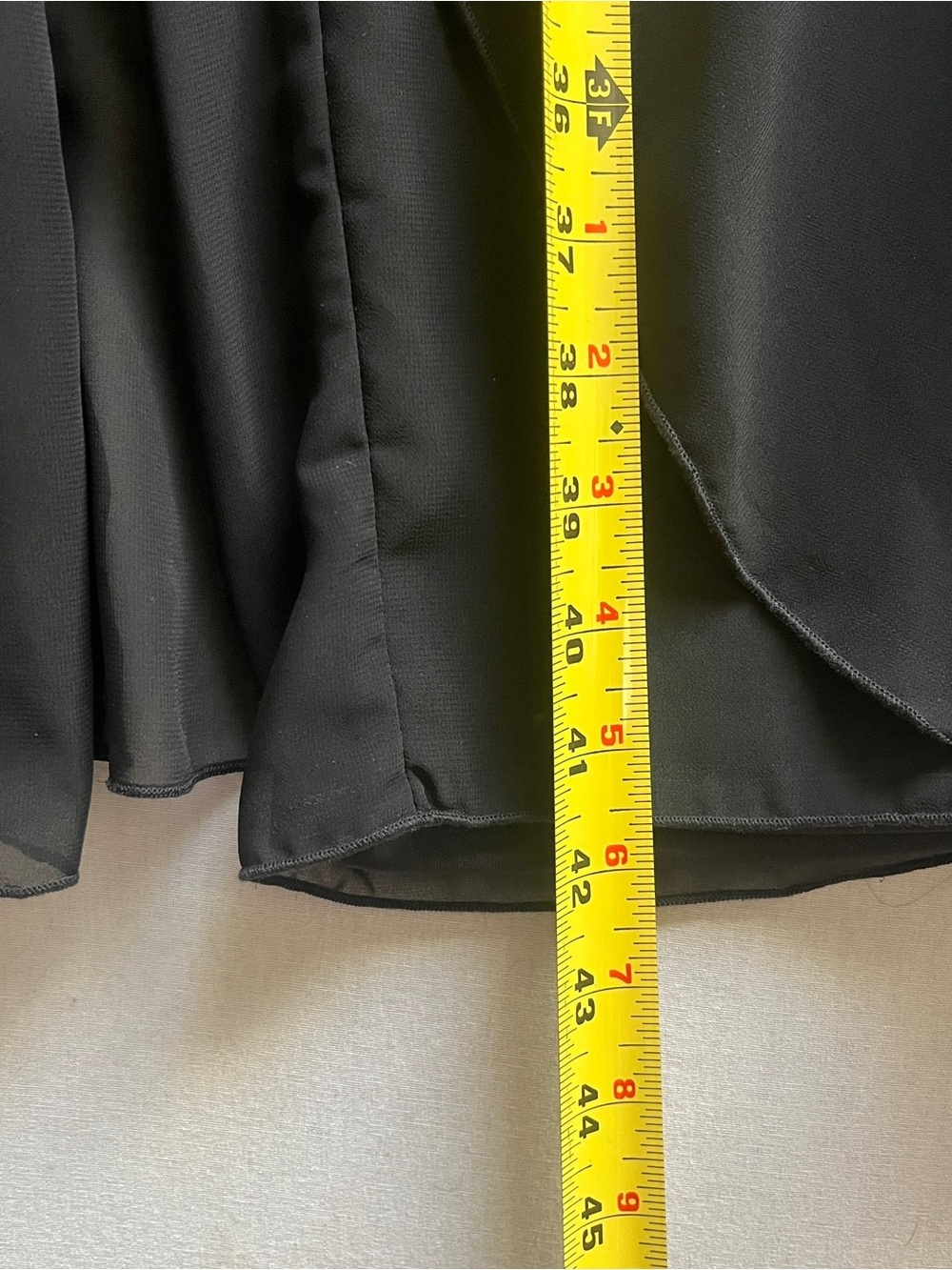 Marina Wide Leg Flyaway Palazzo Overlay Pants Skirt M - Picture 6 of 12